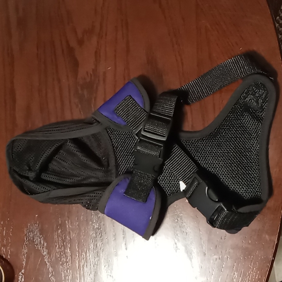 🐾Baltimore Ravens NFL Purple & Black Pet Hoodie Harness Sz small 🐾 - Picture 5 of 7